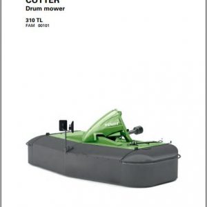 FENDT Cutter 310 TL Drum Mower FR EN DE ES Operators Manual 1