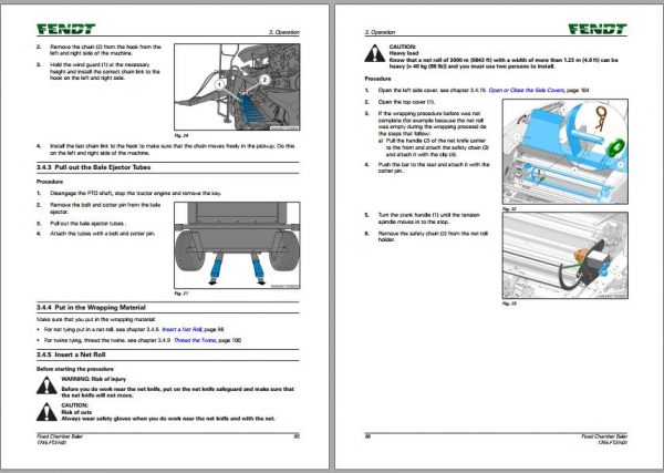 FENDT Fixed Chamber Baler 1125F 2125F 2125F Profi FR EN DE ES Operators Manual 5
