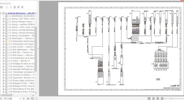 FENDT Forage Harvesters Katana 85 FR Electrical Diagram Schematics 4