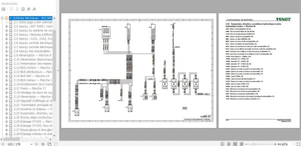 FENDT Forage Harvesters Katana 85 FR Electrical Diagram Schematics 5
