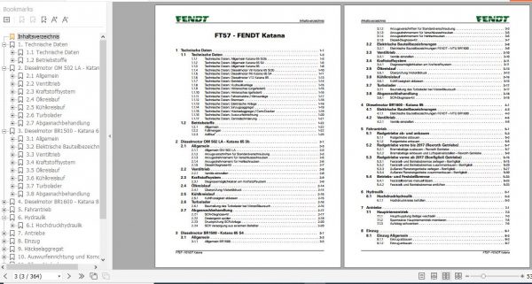 FENDT Forage Harvesters Katana FT57 DE Advanced Course Service Training Manual 2