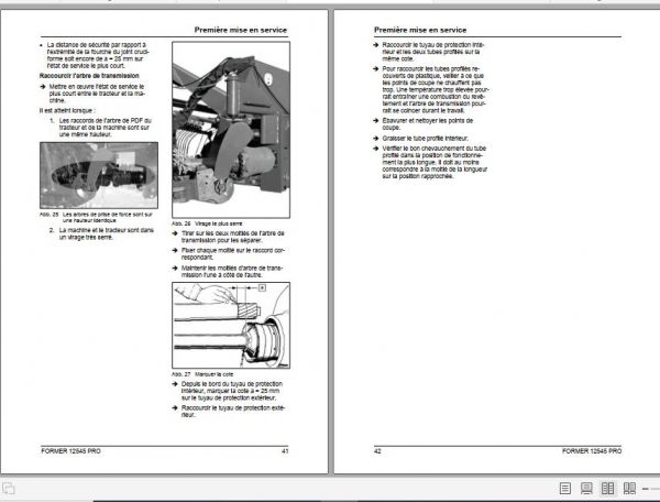 FENDT Former 12545 PRO Rotary Rake FR EN DE ES Operators Manual 4