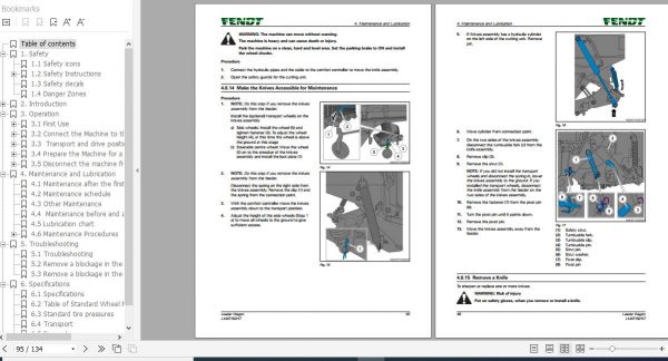 FENDT Loader Wagon Tigo S ST Series FR EN DE Operators Manual 4