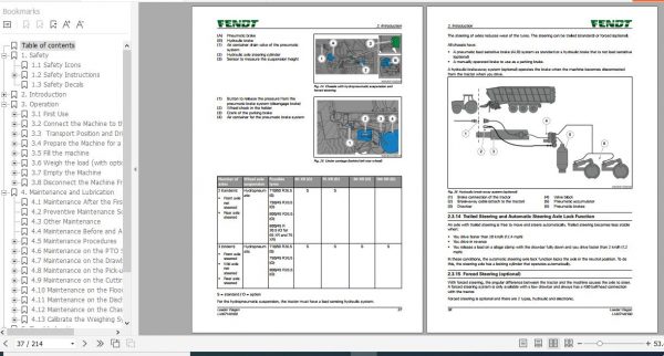 FENDT Loader Wagon Tigo XR Series FR EN DE ES Operators Manual 4