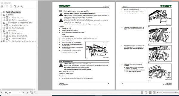 FENDT Slicer 270 P Disc mower FR EN DE ES Operators Manual 4