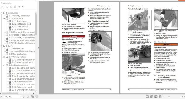 FENDT Slicer 3060 FP FPKC FPRC FPSL Disc mower FR EN DE ES Operators Manual 4