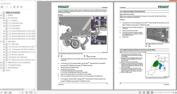 FENDT Tigo 100 MR Profi FR EN DE ES Operators Manual 4