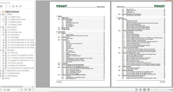 FENDT Tigo MS Series FR EN DE ES Operators Manual 4