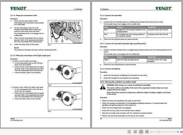 FENDT Twister 901 T Tedder FR EN DE ES Operators Manual 3