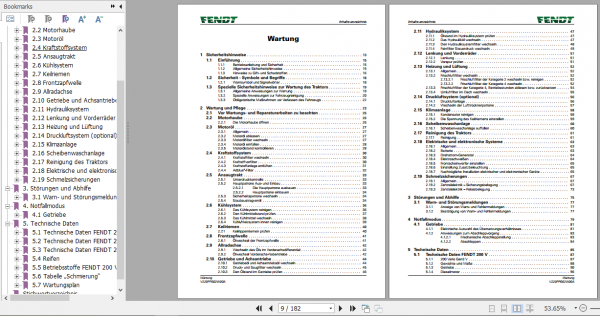Fendt 200 VFP Gen3 Operation Maintenance Manual 2