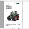 Fendt Tractor 1000 Vario Gen2 VIN 536 539 Diagram Operation Manual Workshop Manual EN 4
