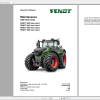 Fendt Tractor 1000 Vario Gen2 VIN 536 539 Diagram Operation Manual Workshop Manual EN 5