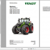 Fendt Tractor 1000 Vario Gen2 VIN 536 539 Operator Diagrams Workshop Manual German 2