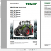 Fendt Tractor 1000 Vario Gen2 VIN 536 539 Operator Diagrams Workshop Manual German 4