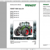 Fendt Tractor 1000 Vario S4 VIN 527 530 Diagram Operation Manual Workshop Manual EN 1