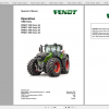 Fendt Tractor 1000 Vario S4 VIN 527 530 Diagram Operation Manual Workshop Manual EN 4