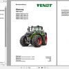 Fendt Tractor 1000 Vario S4 VIN 527 530 Operator Diagrams Workshop Manual German 3