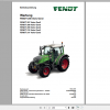 Fendt Tractor 200 Vario Gen 3 Operation Maintenance Manual German 1