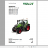 Fendt Tractor 200 Vario Gen 3 Operation Maintenance Manual German 2
