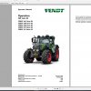 Fendt Tractor 200 Vario S3 VIN 300 304 Diagram Operator Workshop Manual EN 4
