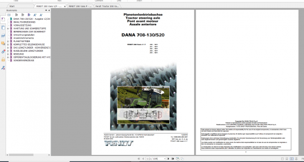 Fendt Tractor 200 Vario VFP Com3 VIN 260 264 272 274 Diagram Operator Workshop Manual EN 7