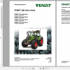 Fendt Tractor 300 Vario GEN4 351 354 Operator Diagram Workshop Manual German 1