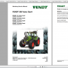 Fendt Tractor 300 Vario Gen4 VIN 351 354 Diagram Operation Manual Workshop Manual EN 1