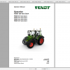 Fendt Tractor 300 Vario Gen4 VIN 351 354 Diagram Operation Manual Workshop Manual EN 4
