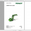 Fendt Tractor 300 Vario Gen4 VIN 351 354 Diagram Operation Manual Workshop Manual EN 6