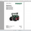Fendt Tractor 300 Vario S4 VIN 347 350 Diagram Operation Manual Workshop Manual EN 10