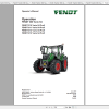 Fendt Tractor 300 Vario S4 VIN 347 350 Diagram Operation Manual Workshop Manual EN 11