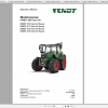 Fendt Tractor 300 Vario S4 VIN 347 350 Diagram Operation Manual Workshop Manual EN 7