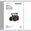 Fendt Tractor 300 Vario S4 VIN 347 350 Diagram Operation Manual Workshop Manual EN 8