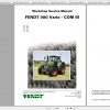 Fendt Tractor 400 Vario Com3 VIN 400 404 Diagram Operation Manual Workshop Manual EN 2