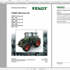 Fendt Tractor 500 Vario S4 VIN 435 438 Diagram Operation Manual Workshop Manual EN 1