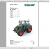 Fendt Tractor 500 Vario S4 VIN 435 438 Diagram Operation Manual Workshop Manual EN 7