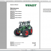 Fendt Tractor 500 Vario S4 VIN 435 438 Diagram Operation Manual Workshop Manual EN 9