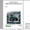 Fendt Tractor 500 Vario SCR 3b VIN 413 416 Operator Diagrams Workshop Manual German 2