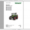 Fendt Tractor 700 Vario Gen6 VIN 760 765 Diagram Operation Manual Workshop Manual EN 4