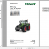 Fendt Tractor 700 Vario Gen6 VIN 760 765 Operator Diagrams Workshop Manual German 1