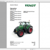 Fendt Tractor 700 Vario S4 VIN 738 743 Diagram Operation Manual Workshop Manual EN 4