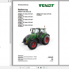 Fendt Tractor 700 Vario S4 VIN 738 743 Operator Diagrams Workshop Manual German 2