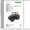 Fendt Tractor 700 Vario S4 VIN 738 743 Operator Diagrams Workshop Manual German 4