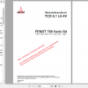 Fendt Tractor 700 Vario S4 VIN 738 743 Operator Diagrams Workshop Manual German 5
