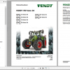 Fendt Tractor 700 Vario S4 VIN 738 743 Operator Diagrams Workshop Manual German 6
