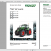 Fendt Tractor 800 Vario S4 VIN 839 842 Diagram Operation Manual Workshop Manual EN 1