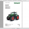 Fendt Tractor 800 Vario S4 VIN 839 842 Diagram Operation Manual Workshop Manual EN 2