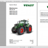 Fendt Tractor 800 Vario S4 VIN 839 842 Diagram Operation Manual Workshop Manual EN 3