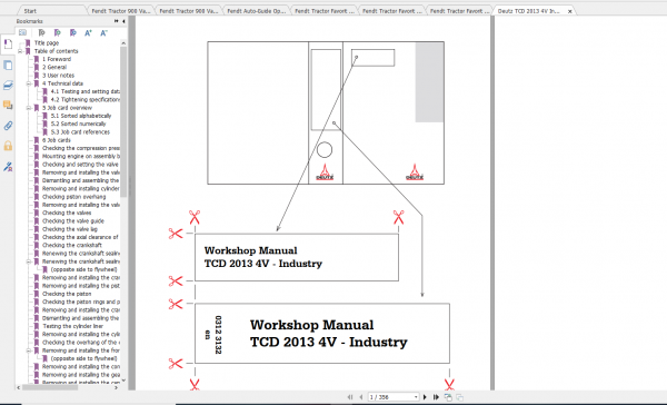Fendt Tractor 900 Vario Com3 VIN 919 934 Diagram Operation Manual Workshop Manual EN 3