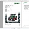 Fendt Tractor 900 Vario S4 VIN 950 954 Diagram Operation Manual Workshop Manual EN 1 1